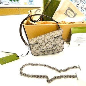 NWT GUCCI HORSEBIT 1955 MINI SHOULDER BAG! BRAND NEW TAGS ON, WITH BOX, DUST BAG
